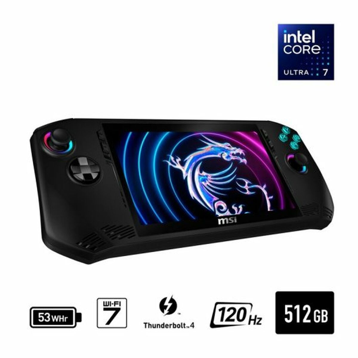 Видеоконсоль MSI CLAW A1M-085ES-512G 512 Гб SSD-2