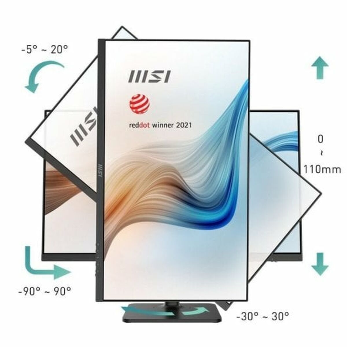 Игровой монитор MSI Modern MD272QXP 27 100 Hz Wide Quad HD-8