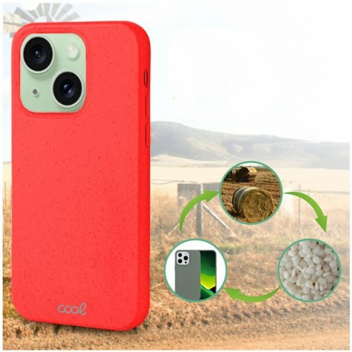 Cool iPhone 15 Plus Mobile Phone Case Red Apple-7
