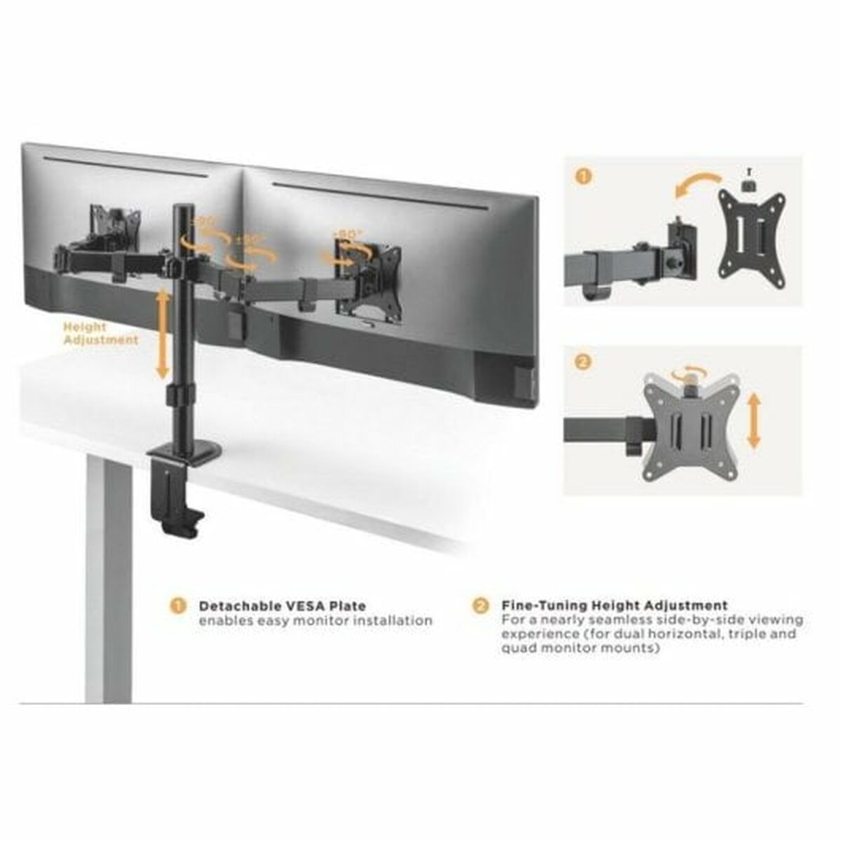 Настольная подставка для экрана Equip 650157 17-32-5
