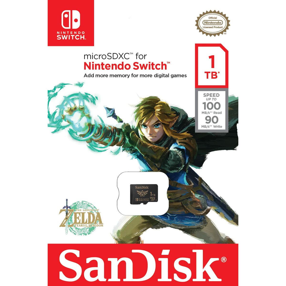 Карта памяти Micro SDXC SanDisk SDSQXAO-1T00-GN6ZN-2