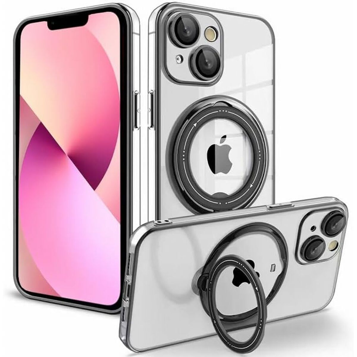 Cool iPhone 13 mobile phone case Black Apple
