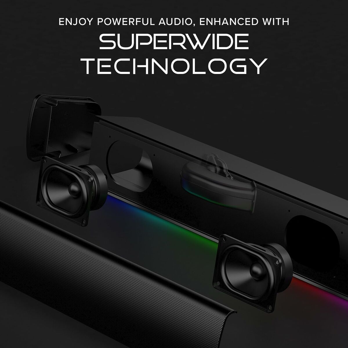 Беспроводный саундбар Creative Technology GS3 Чёрный 12 W-3