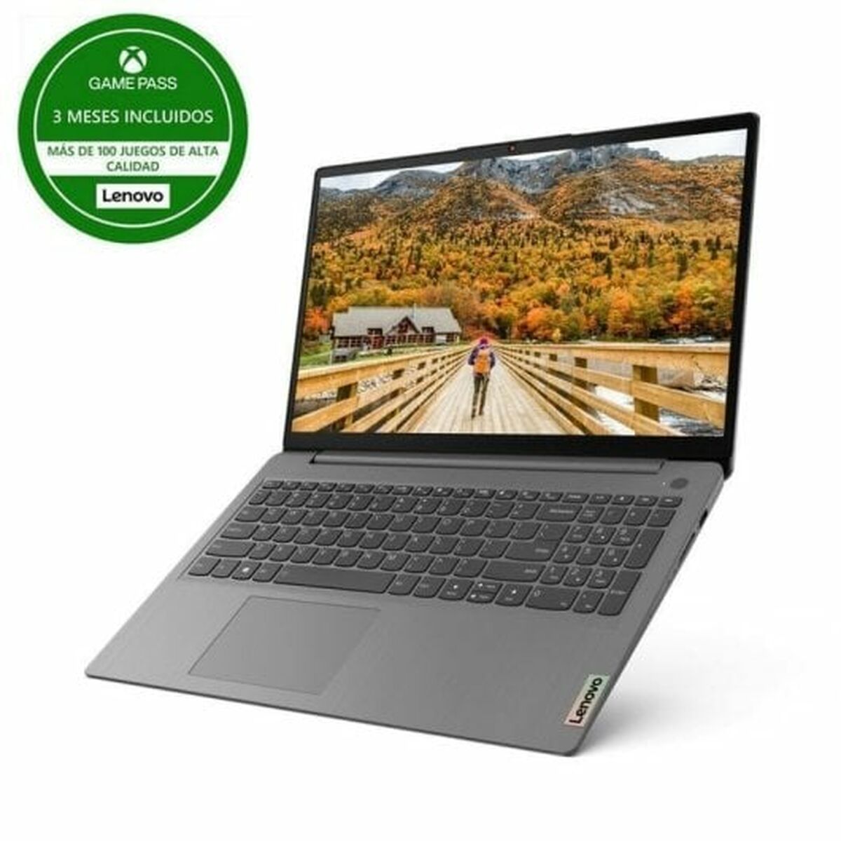 Ноутбук Lenovo 15,6 8 GB RAM 256 Гб SSD Ryzen 7 5700U QWERTY-2