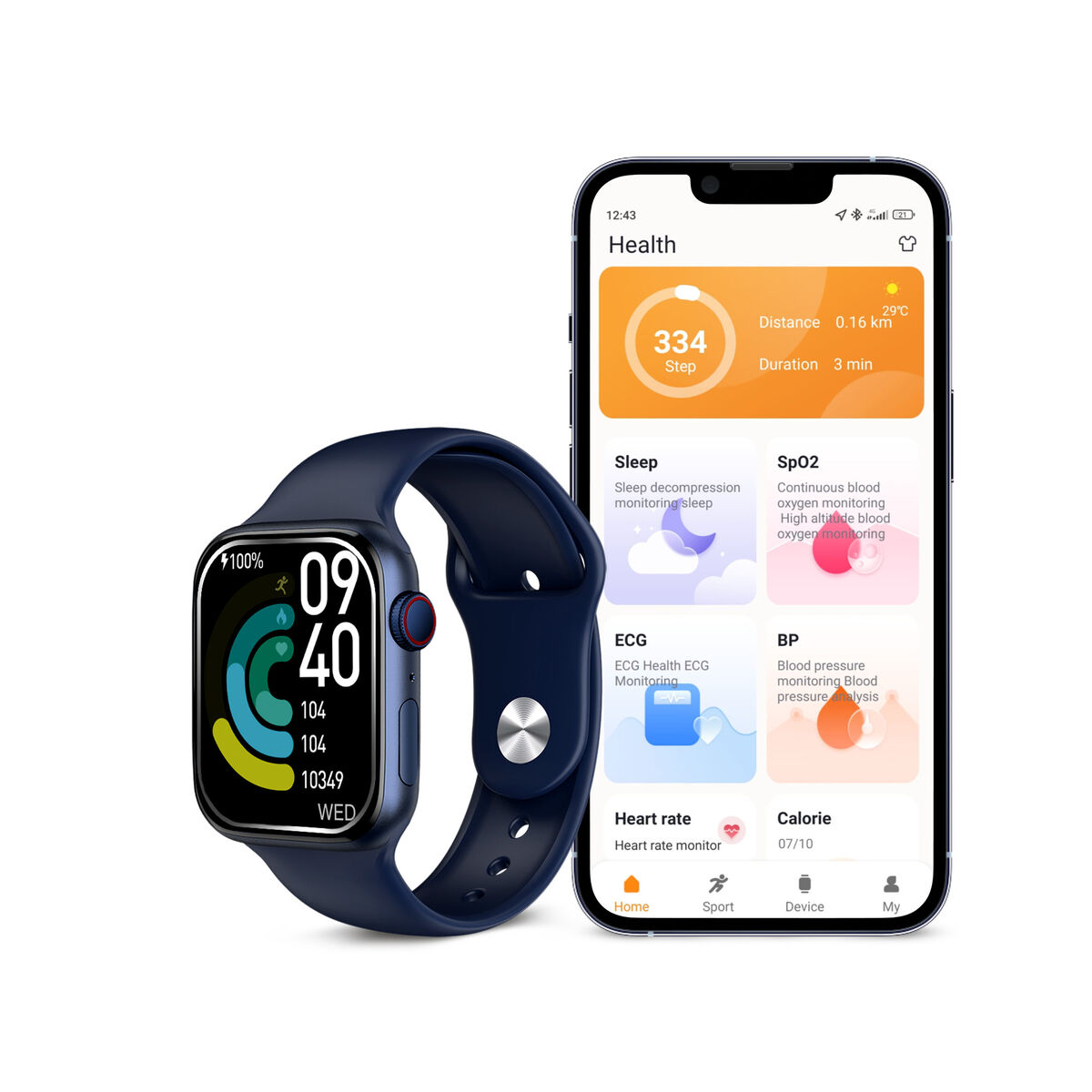 Розумний годинник KSIX Urban 4 Синій-2