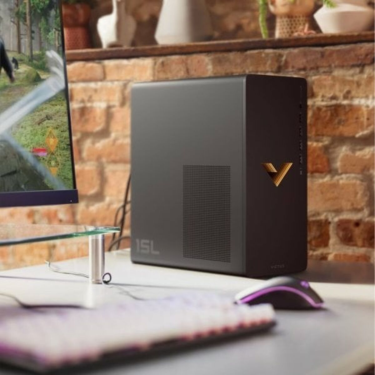 Настольный ПК HP Victus 15L TG02-2009n 16 GB RAM 1 TB SSD Nvidia Geforce RTX 4060-4