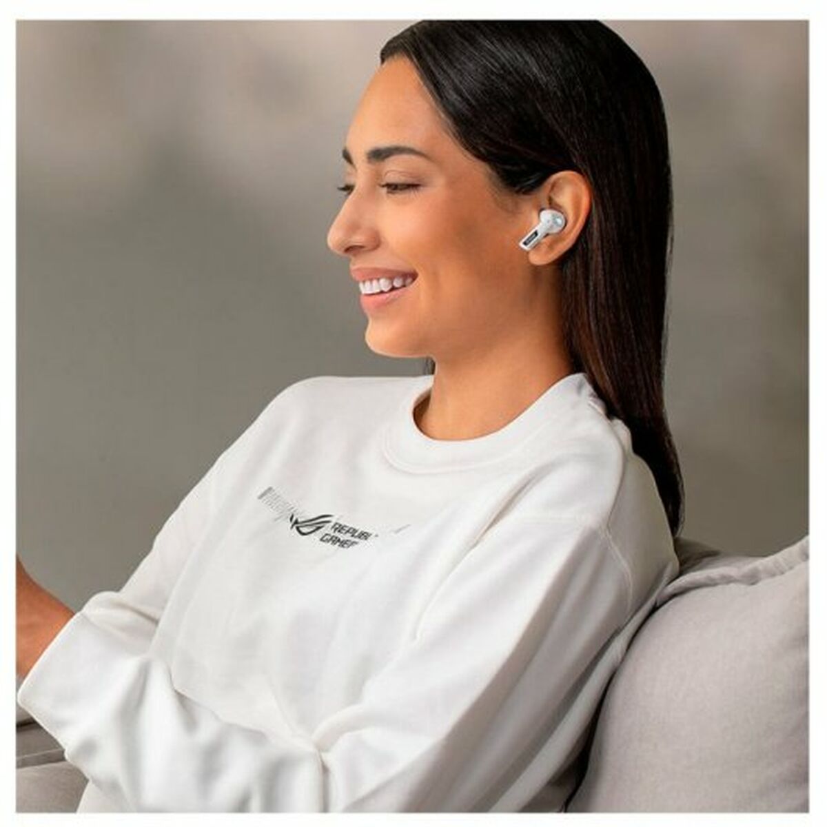 Bluetooth-наушники Asus ROG Cetra Белый-5