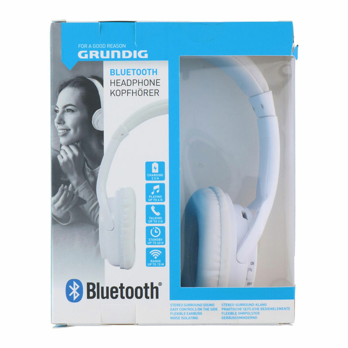 Голодные складные Bluetooth-наушники Grundig-3