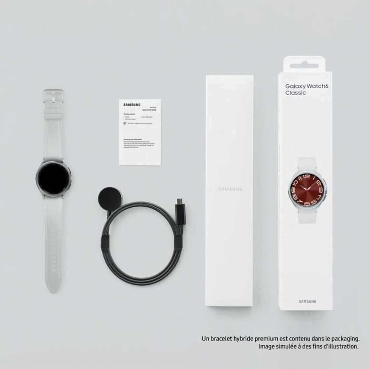 Розумний годинник Samsung Сріблястий 1,3 43 mm-6