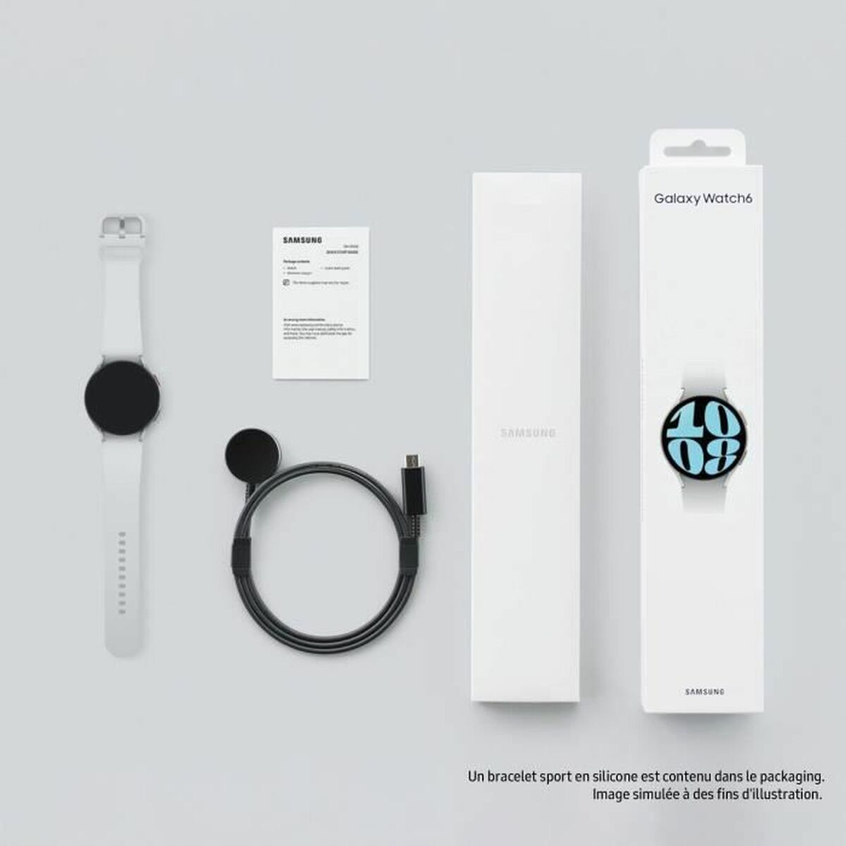 Розумний годинник Samsung Сріблястий 44 mm-4