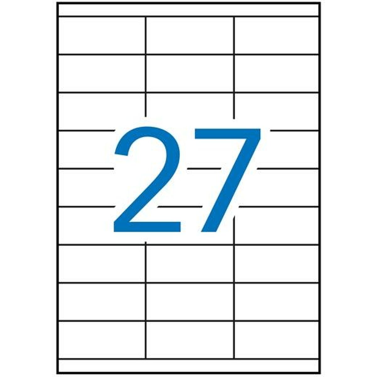 Клейкие этикетки Apli 01271 100 Листья 70 x 30 mm Белый-2
