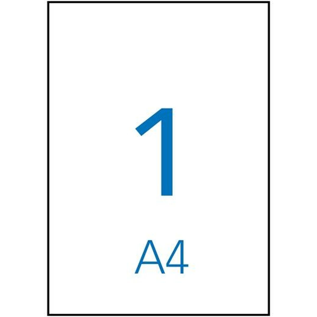 Клейкие этикетки Apli 1788 500 Листья 210 x 297 mm Белый-2