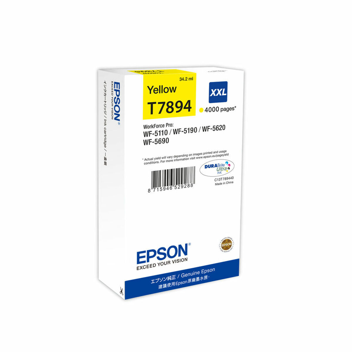 Epson Orijinal Mürekkep Kartuşu T789440 Sarı