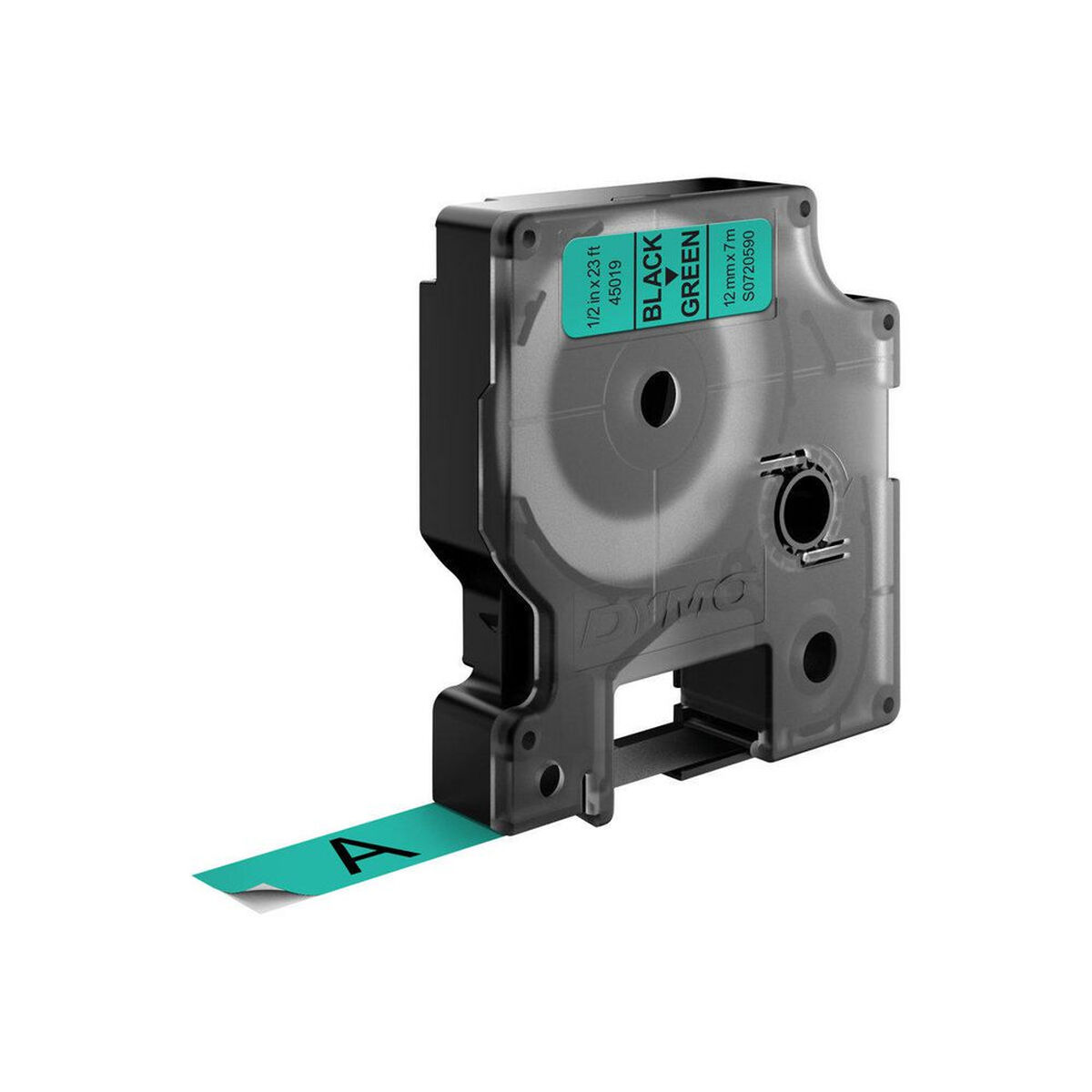 Ламинированная лента для фломастеров Dymo D1 45019 12 mm LabelManager™ Зеленый Чёрный (5 штук)-3