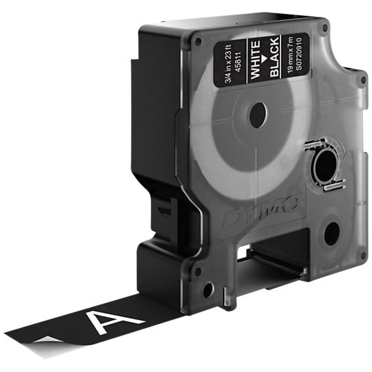 Ламинированная лента для фломастеров Dymo D1 45811 LabelManager™ Белый Чёрный (5 штук)-2