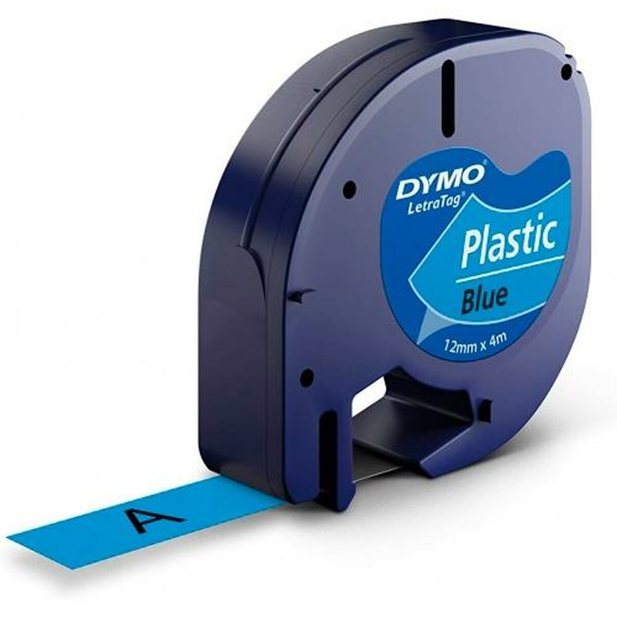 Ламинированная лента для фломастеров Dymo 91205 12 mm LetraTag® Чёрный Синий (10 штук)-2