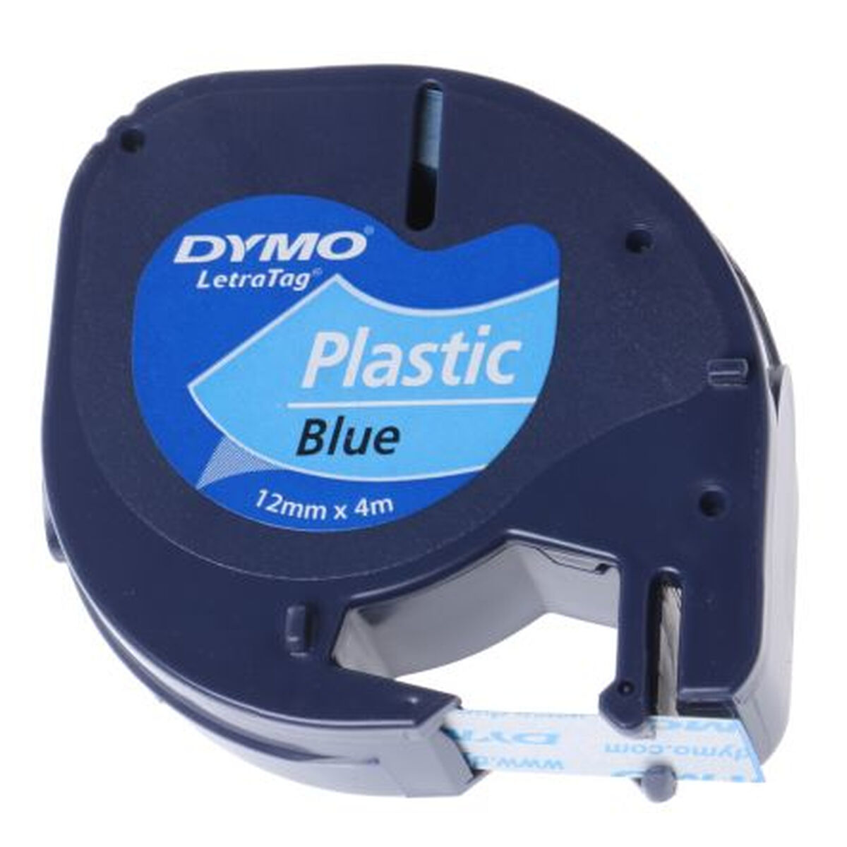 Ламинированная лента для фломастеров Dymo 91205 12 mm LetraTag® Чёрный Синий (10 штук)-3