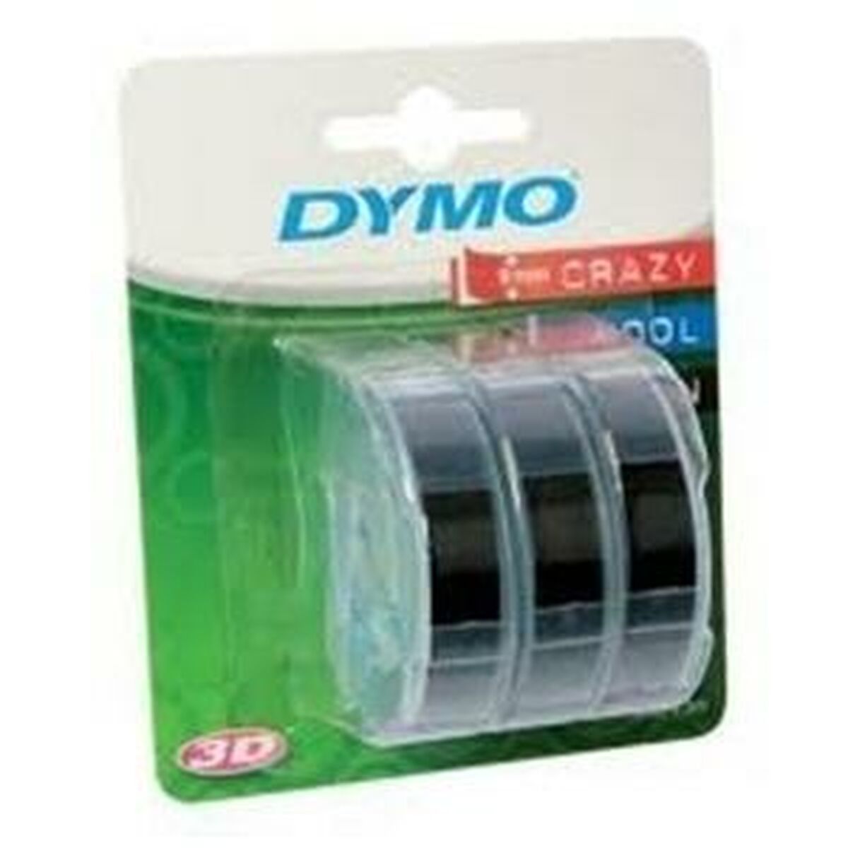 Ламинированная лента для фломастеров Dymo 84773 9 mm x 3 m Чёрный Белый (5 штук)-2