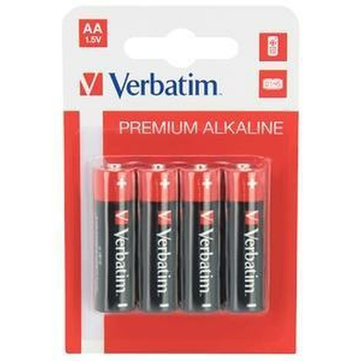 Щелочные батарейки Verbatim LR06 1,5 V (20 штук)-2