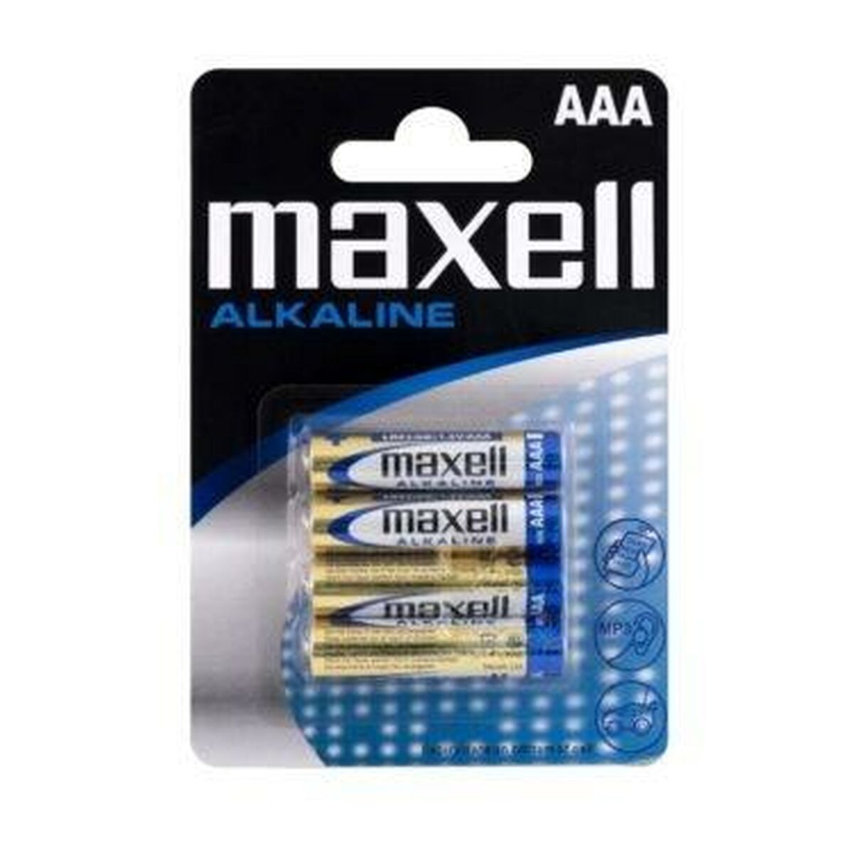 Щелочные батарейки Maxell 723671 AAA LR03 1,5 V (12 штук)-2