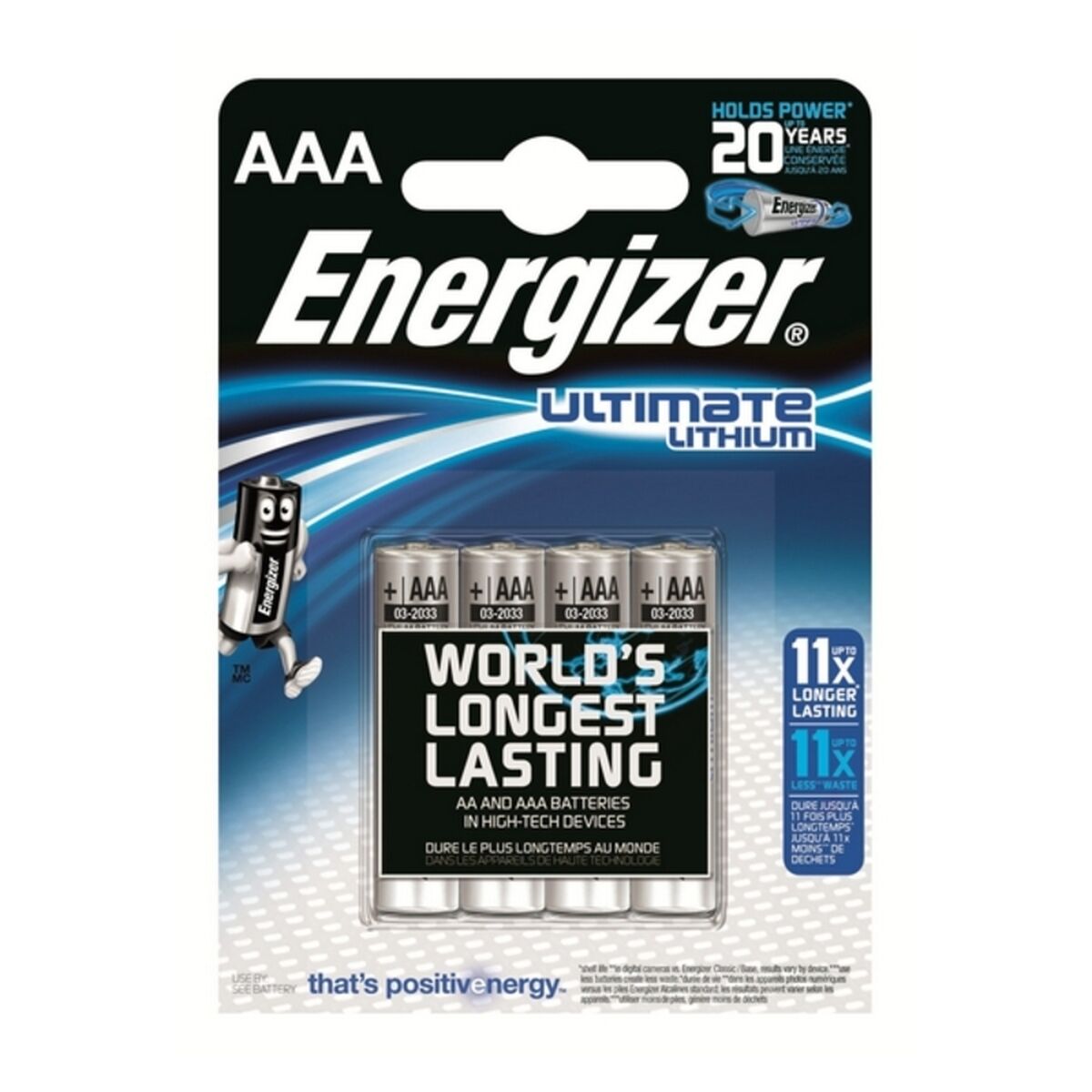 Батарейки Energizer 1,5 V AAA-2