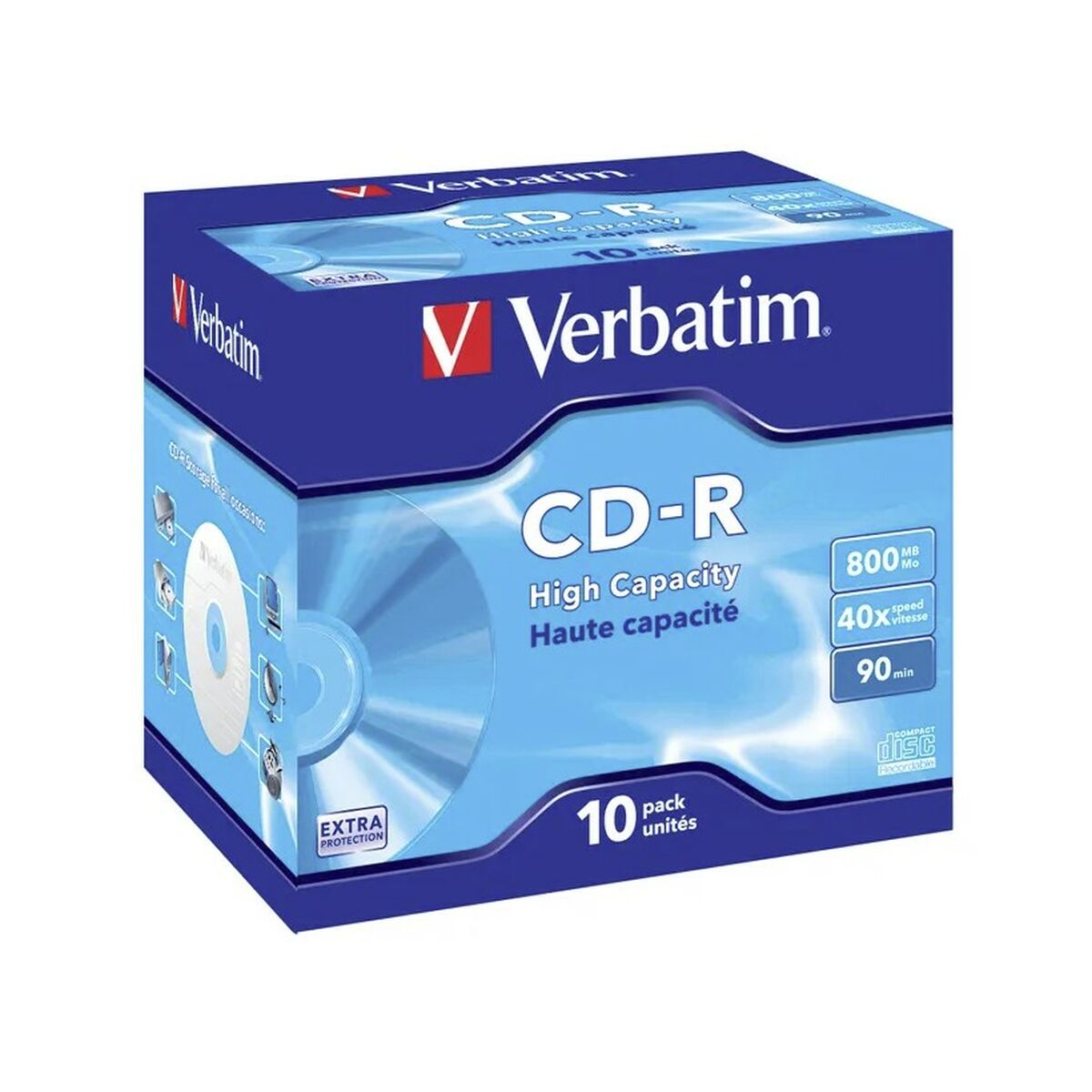 CD-R Verbatim 800 MB 40x (10 штук)-2