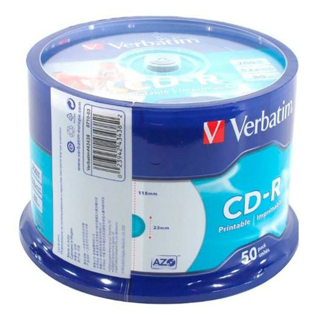 CD-R Verbatim 700 MB 52x (4 штук)-2
