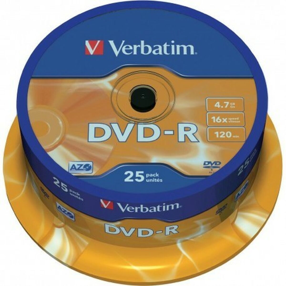 DVD-R Verbatim 4,7 GB 16x (8 штук)-2