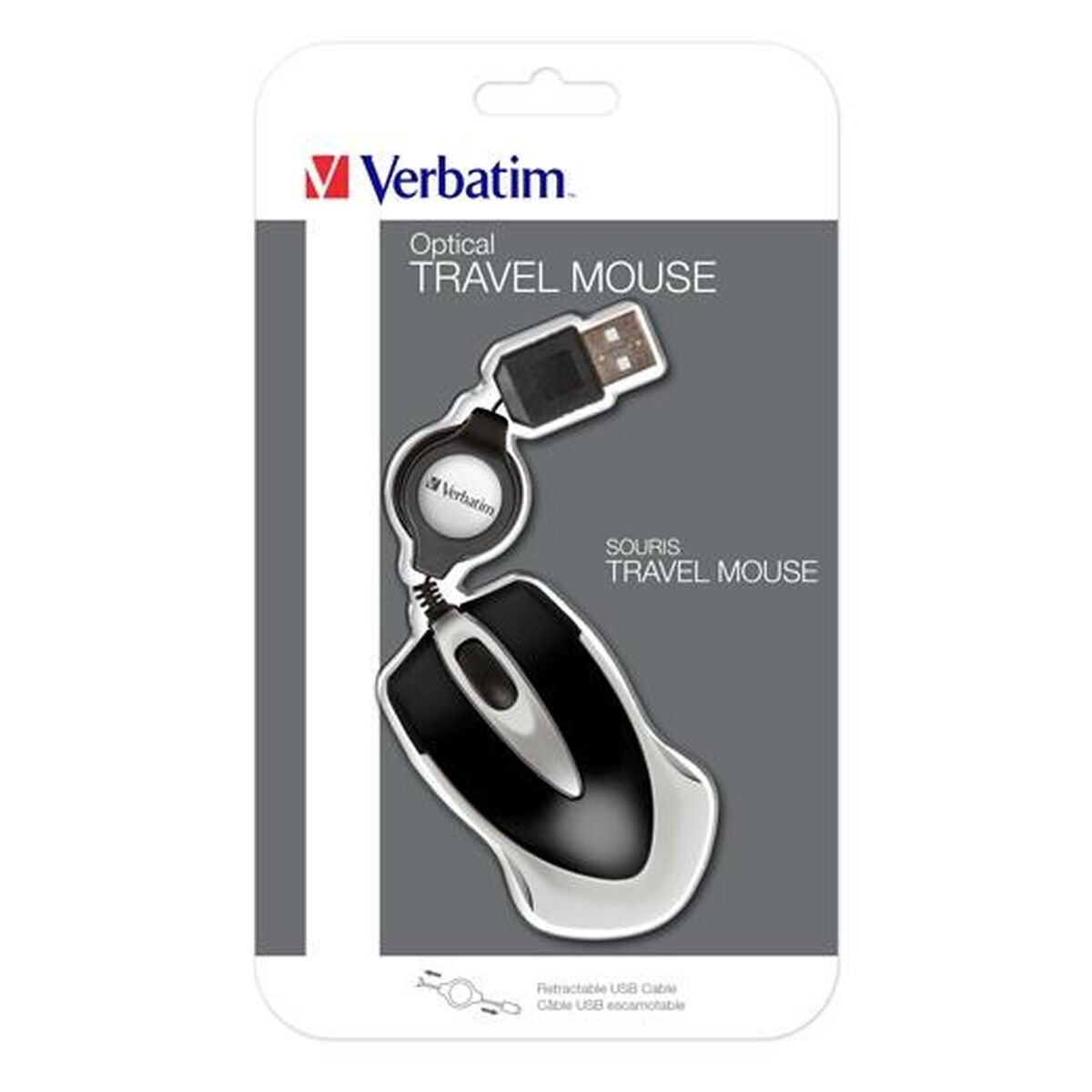 Оптическая мини мышь Verbatim Go Mini Чёрный (4 штук)-2