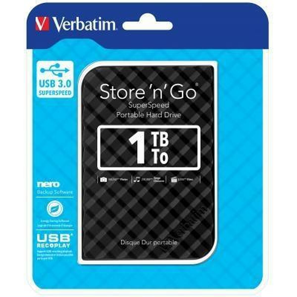 Внешний жесткий диск Verbatim Store n Go 1 TB-2
