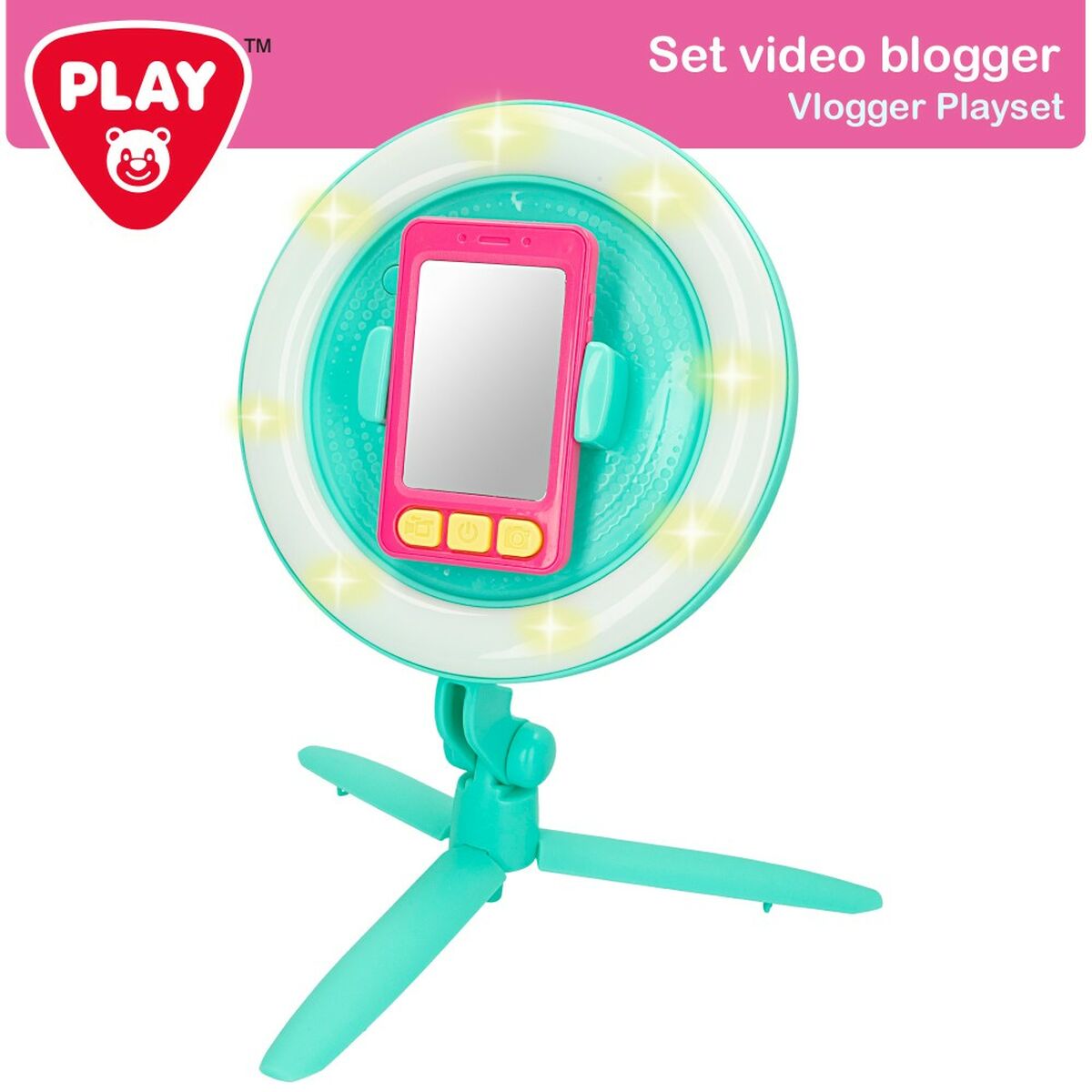 Кольцевой светильник для селфи PlayGo Video Blogger Игрушка Смартфоны-3