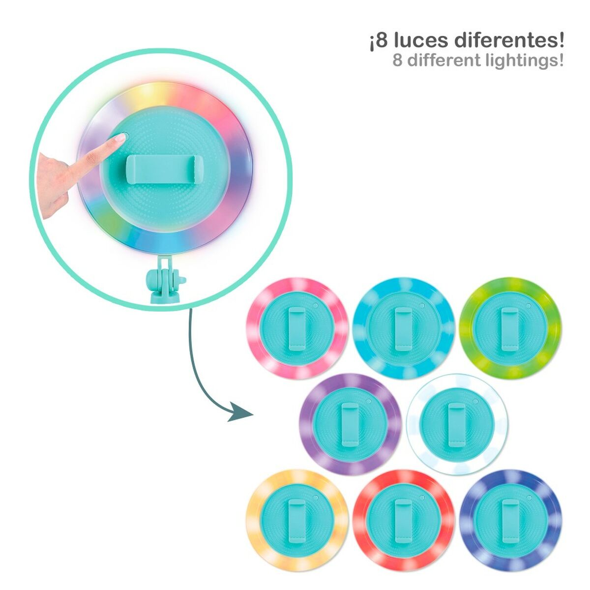 Кольцевой светильник для селфи PlayGo Video Blogger Игрушка Смартфоны-5