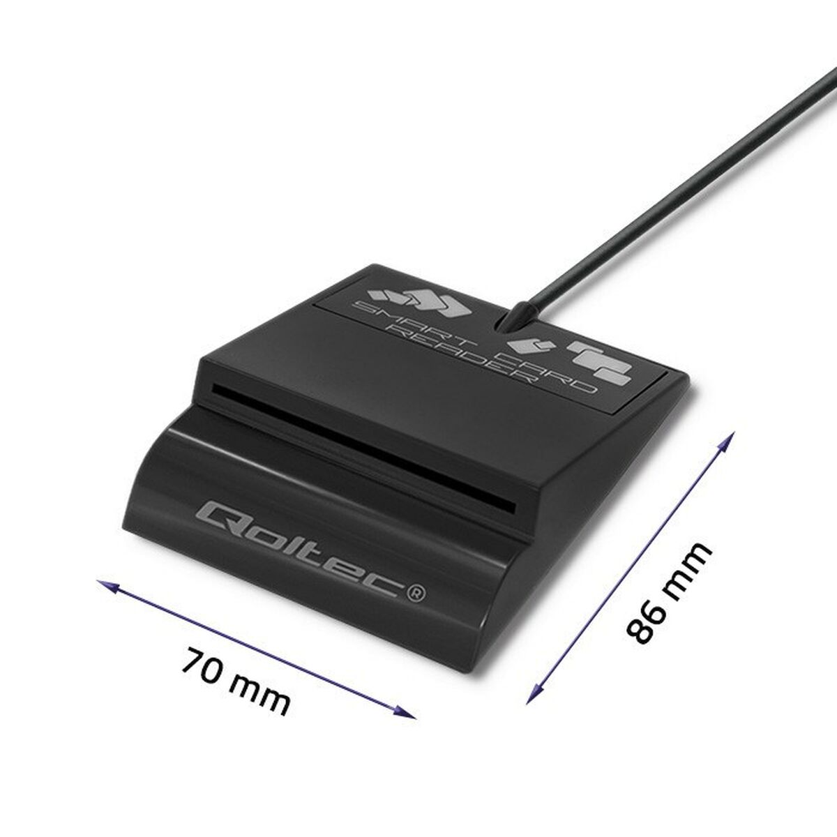 Кардридер Qoltec 50636 Чёрный-8