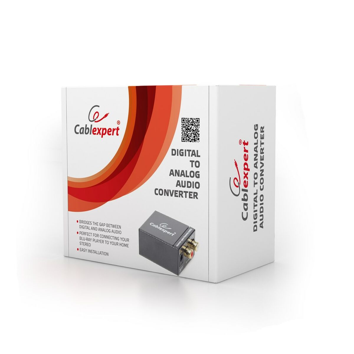 Аудио конвертер GEMBIRD DSC-OPT-RCA-001-4
