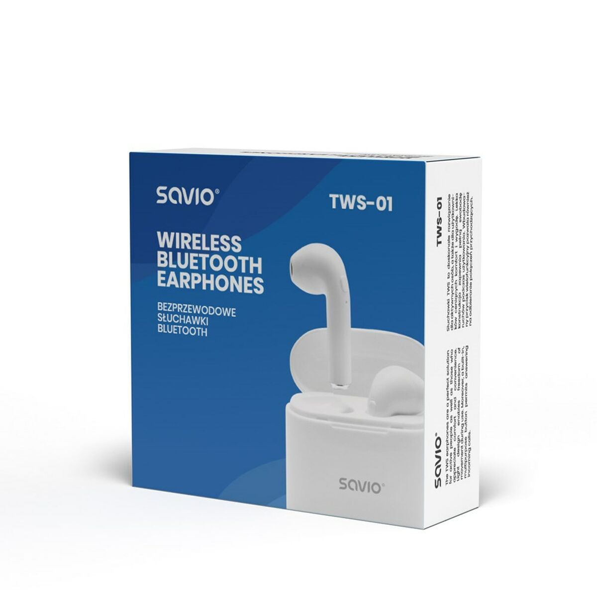 Bluetooth-наушники in Ear Savio TWS-01 Белый-5