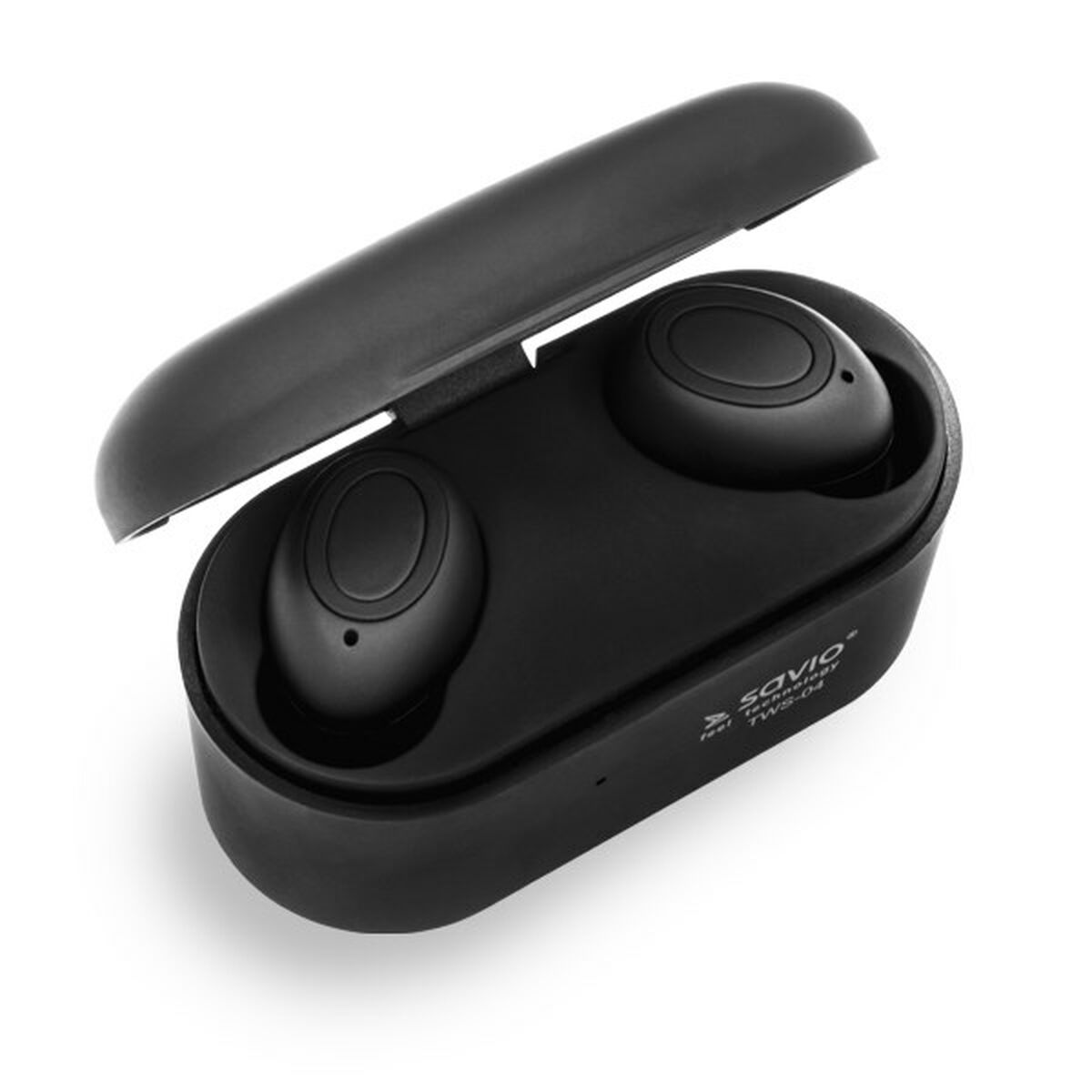 Bluetooth-наушники in Ear Savio TWS-04 Чёрный Графитовый-4