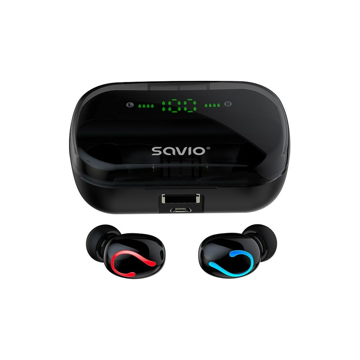 Bluetooth-наушники in Ear Savio TWS-06 Чёрный-3