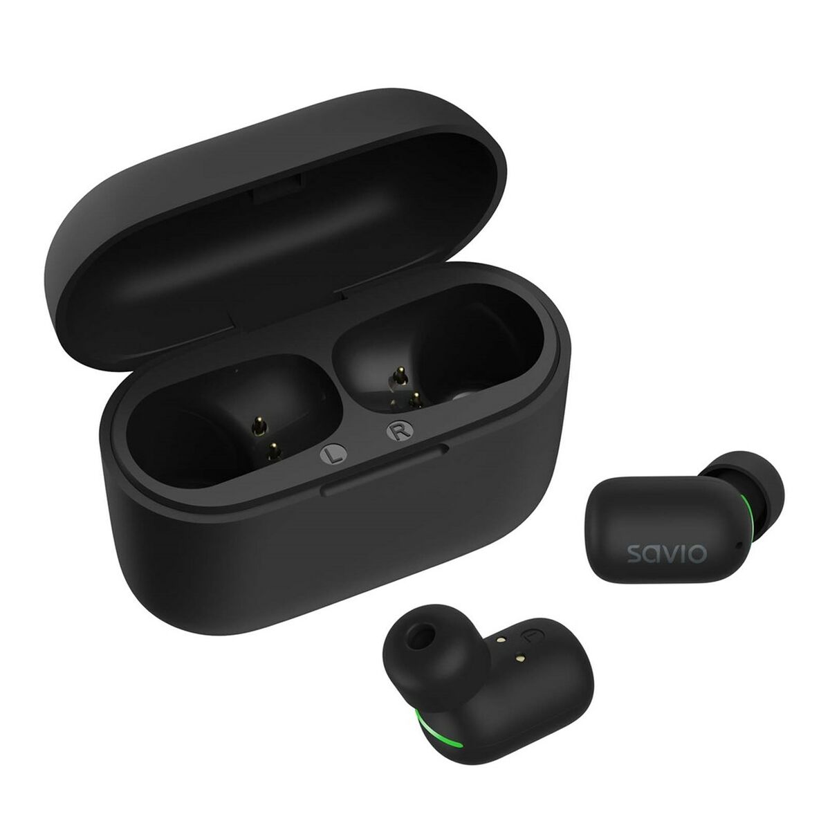 Bluetooth-наушники in Ear Savio TWS-09 Чёрный-2
