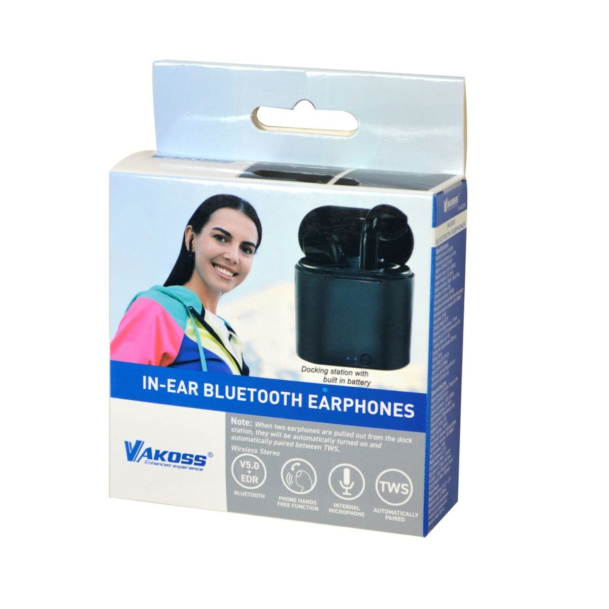 Bluetooth-наушники in Ear Vakoss SK-832BK Чёрный-3