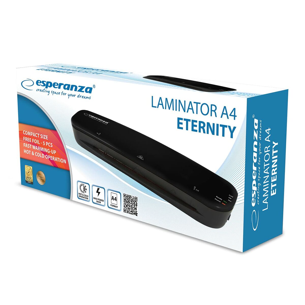Ламинатор Esperanza Laminator A4 Eternity Чёрный-2