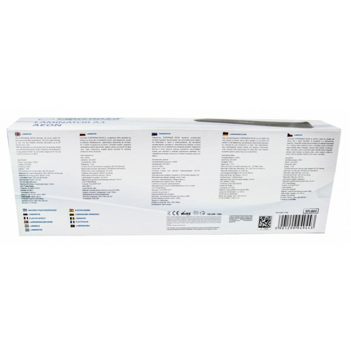 Ламинатор Esperanza Laminator A3 Aeon Чёрный-2