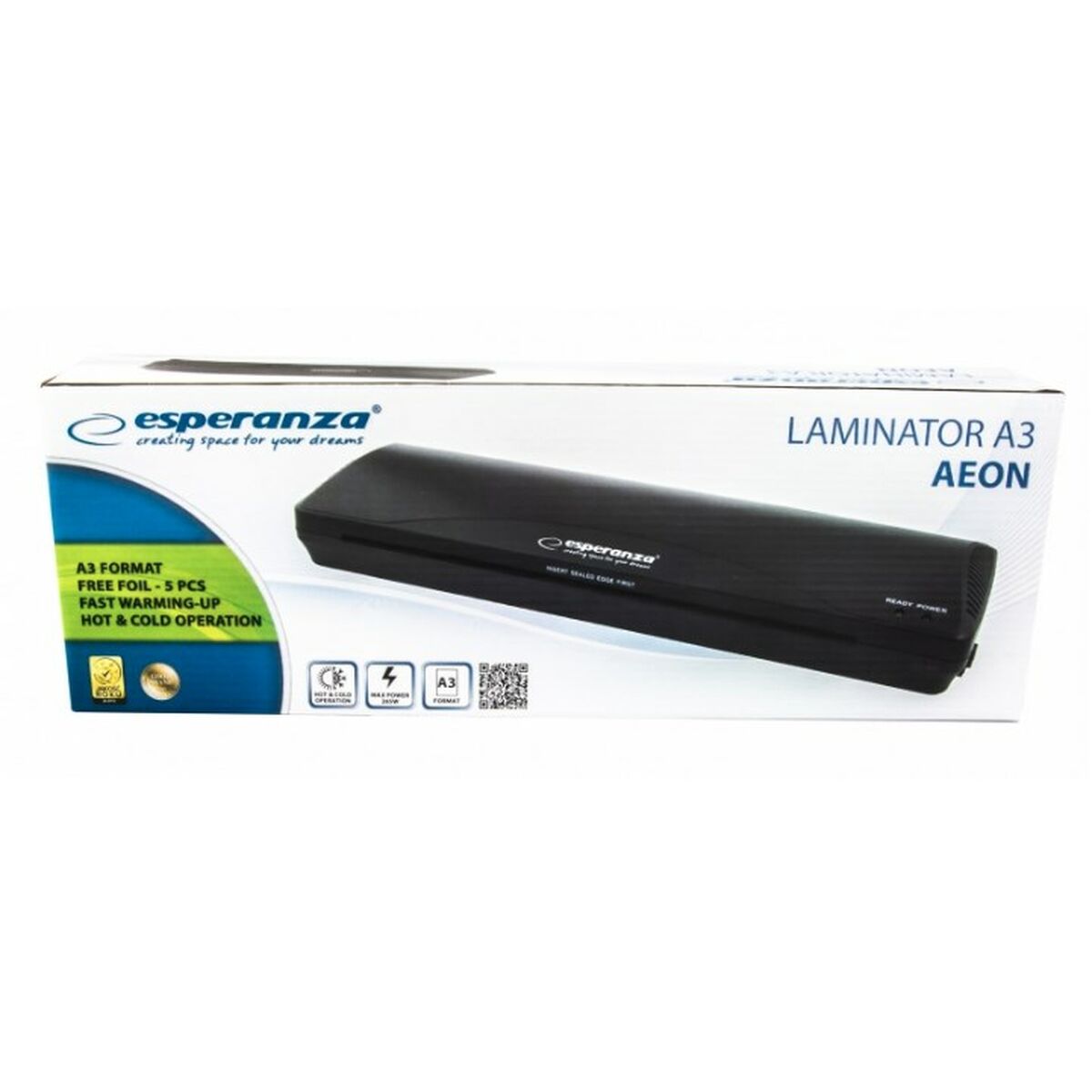 Ламинатор Esperanza Laminator A3 Aeon Чёрный-3