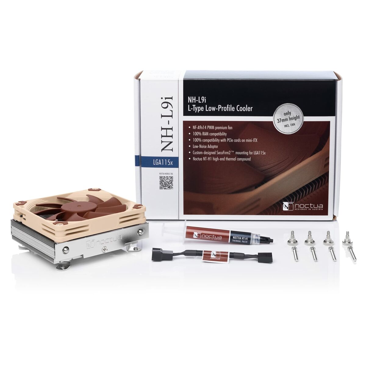 Вентилятор с теплоотводом Noctua NH-L9i-3