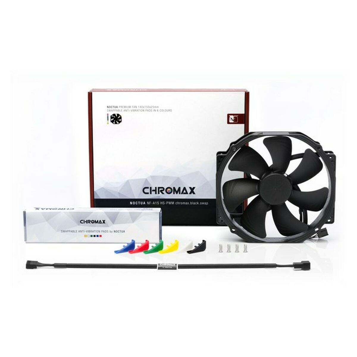 Вентилятор в корпусе Noctua NF-A15 HS-PWM chromax.black.swap-3