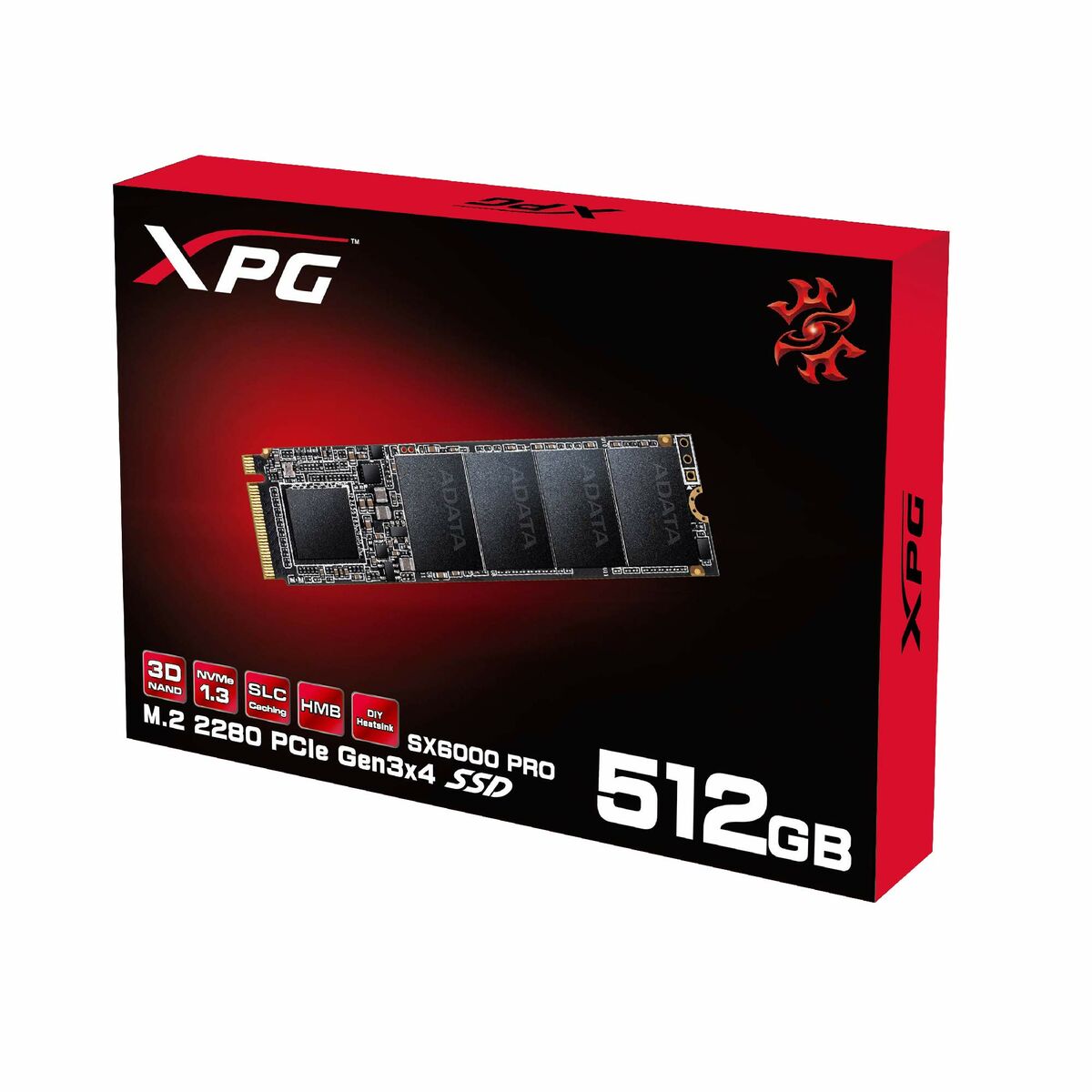 Жесткий диск Adata SX 6000 Pro 512 Гб SSD-3