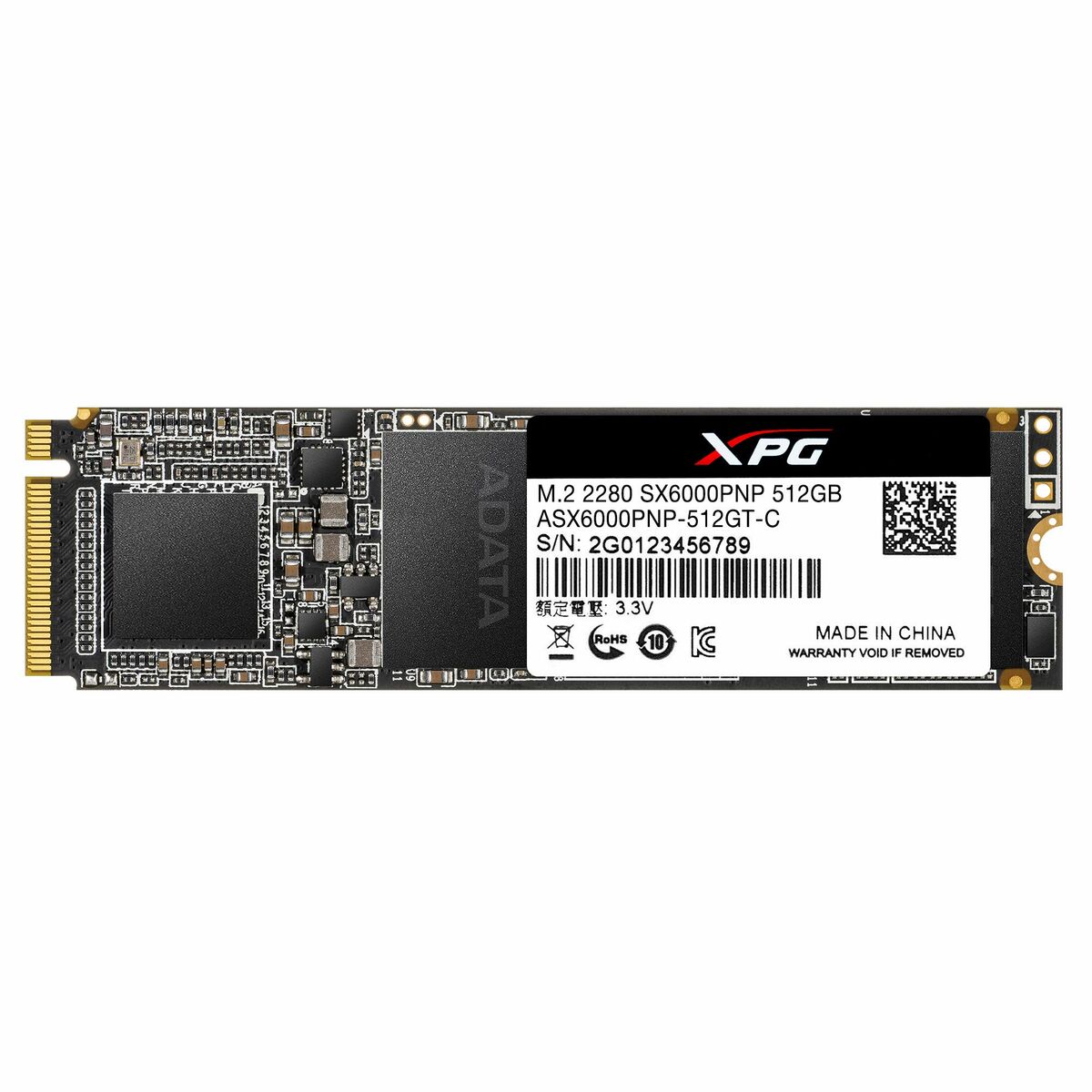 Жесткий диск Adata SX 6000 Pro 512 Гб SSD-4