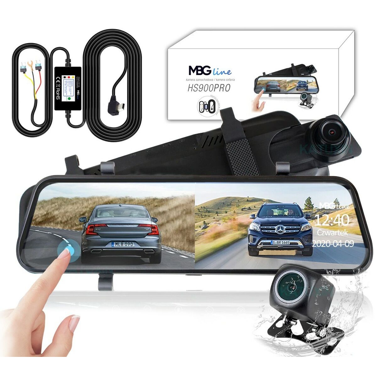 Спортивная камера для автомобиля Mbg Line HS900-4