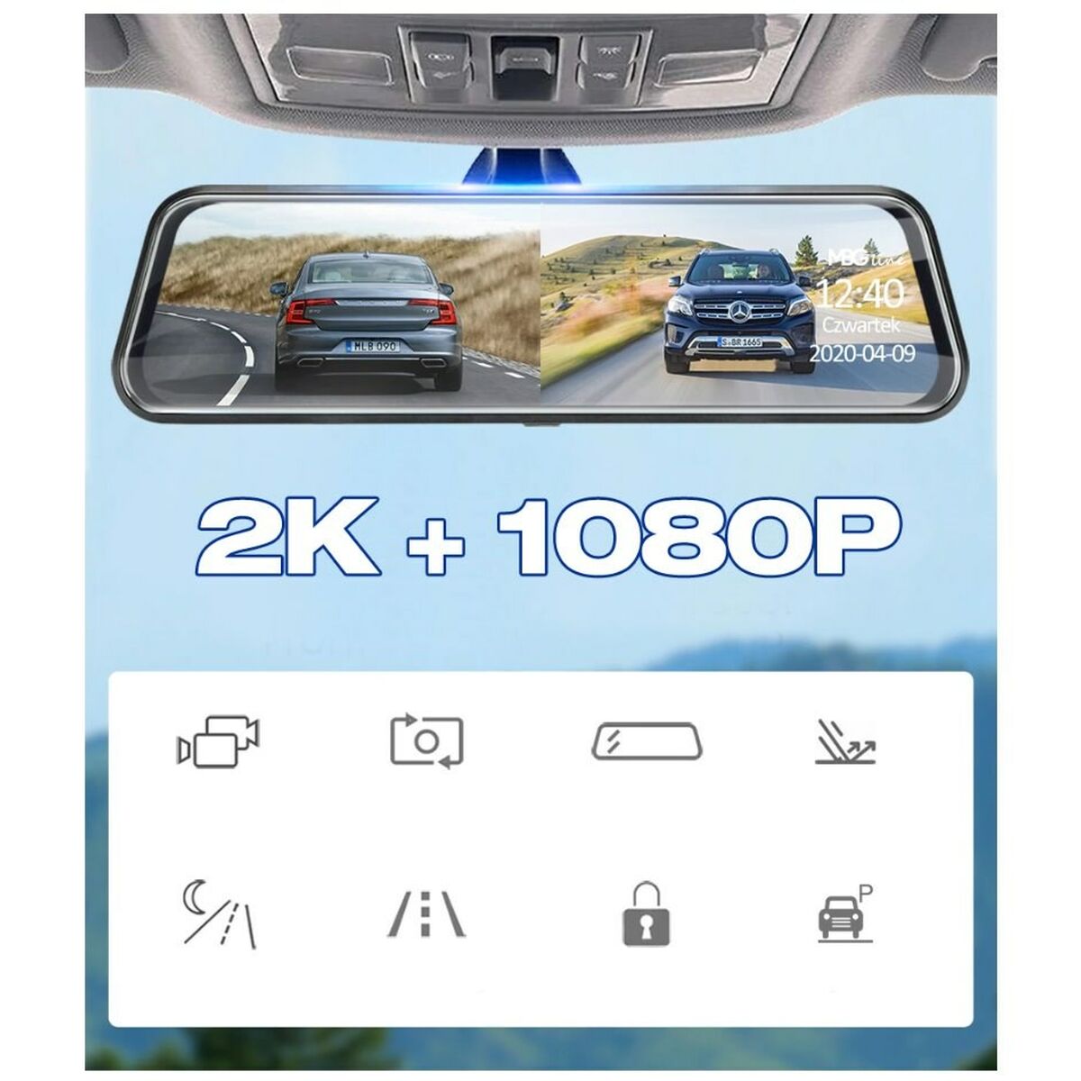 Спортивная камера для автомобиля Mbg Line HS900-7