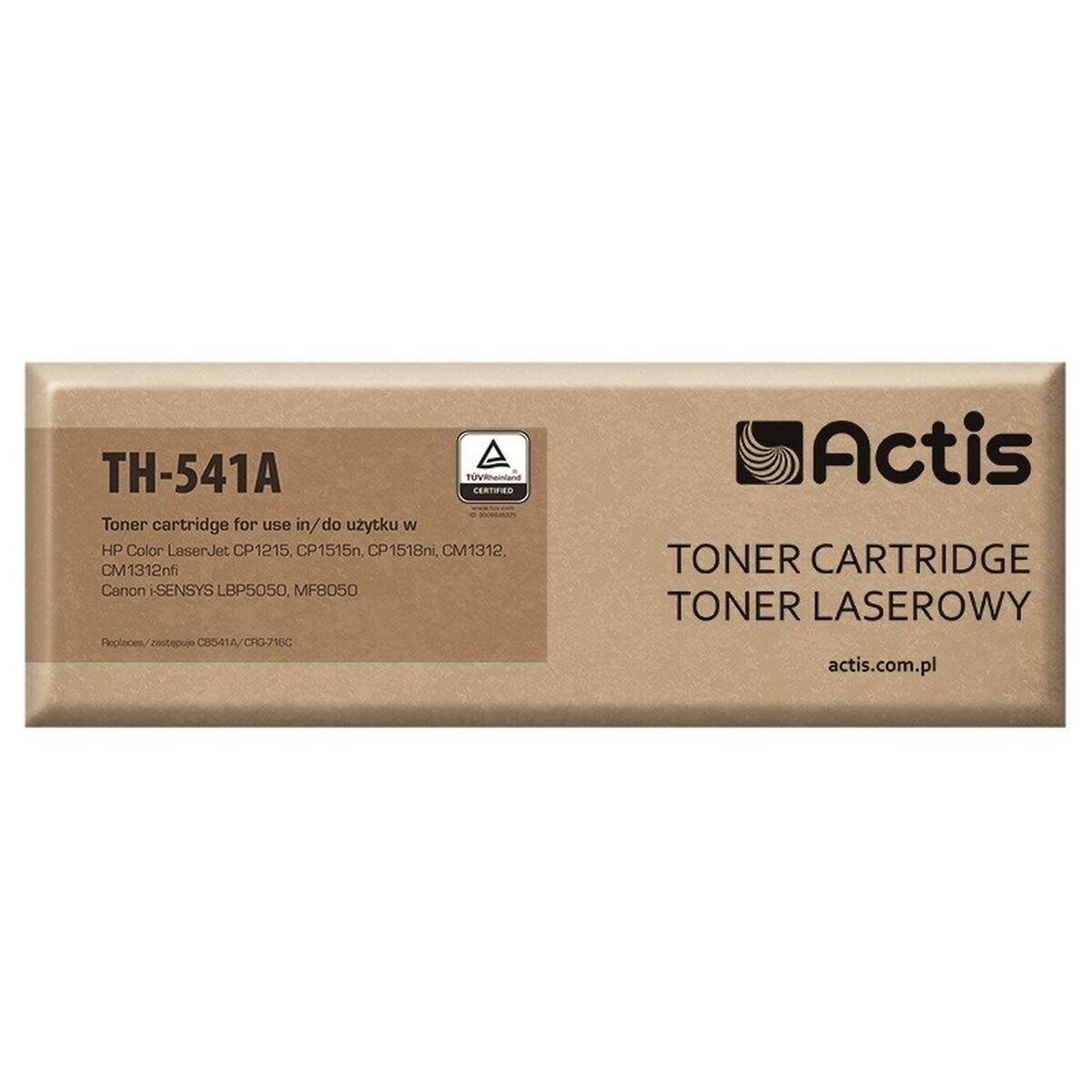 Toner Actis TH-541A Çok Renkli Siyan