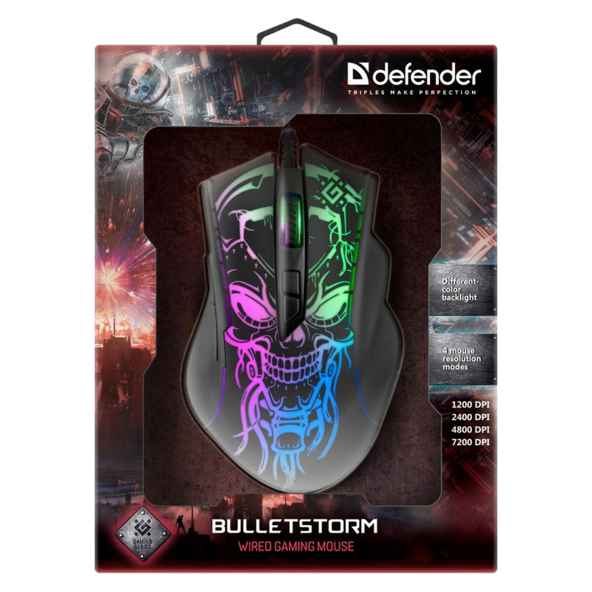 Оптическая мышь Defender BULLETSTORM GM-928 Чёрный-5